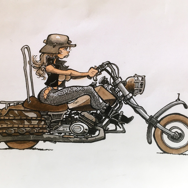 Lady Biker