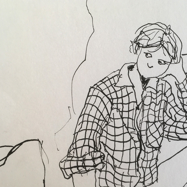 St Luc - Left-handed 3 min. sketch